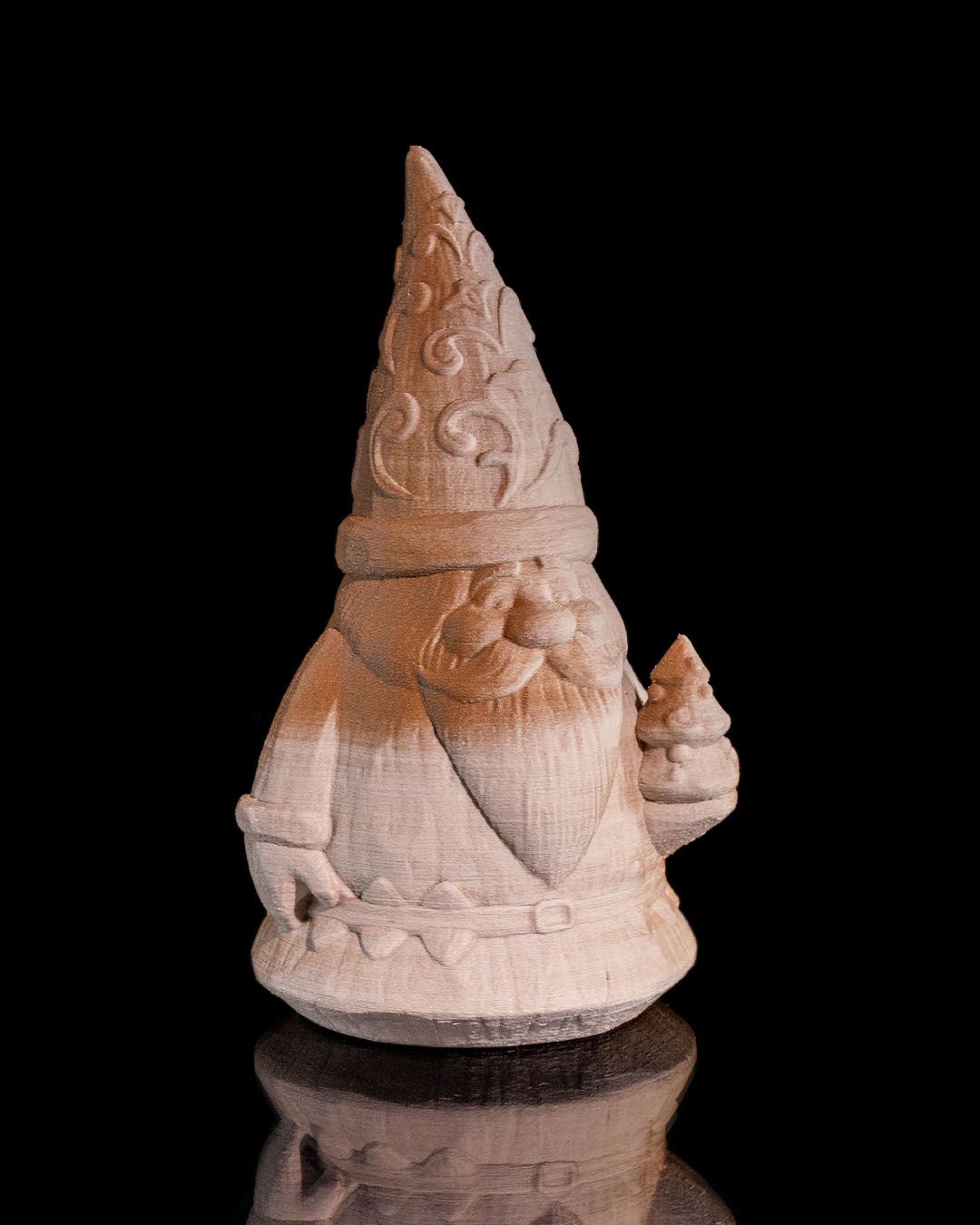 Carved Santa